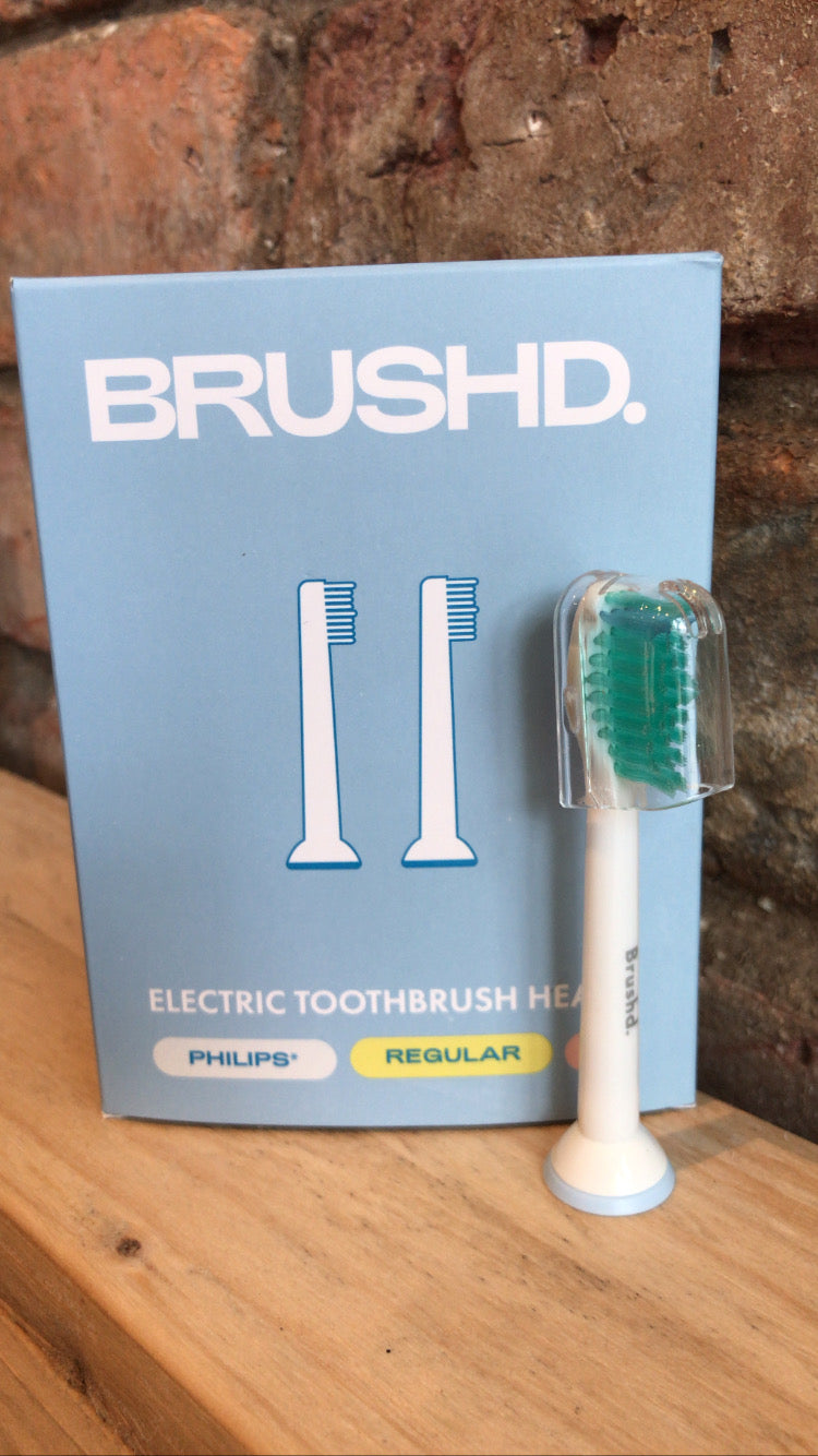 2x Philips Sonicare toothbrush heads
