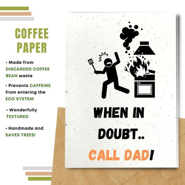 Earth Bits Greeting Card - Call Dad