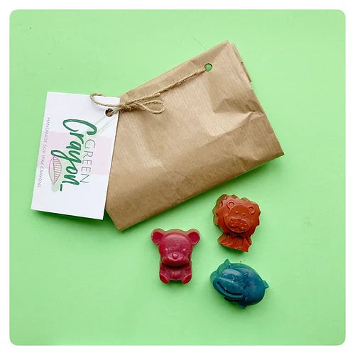 Pack of 3 mini crayons by Green Crayon