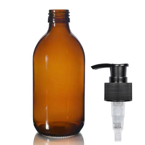 300ml amber glass bottle